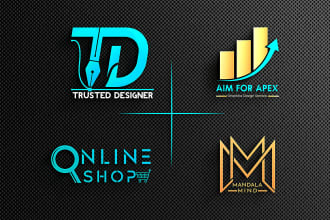 do professional trendy and minimalist logo design for you