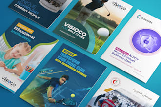 create a smart bifold design for business promotion