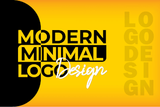 design 2 modern minimalist logo design