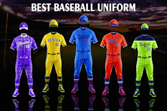 design custom baseball softball basketball football jersey uniform