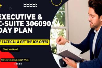 create a 306090 day plan for executive or c suite roles