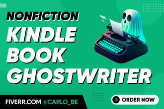 be your nonfiction kindle book ghostwriter