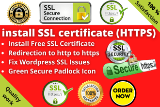 install free ssl certificate, fix ssl wordpress security https within 24 hours