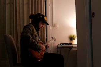 record ambient guitar on your song
