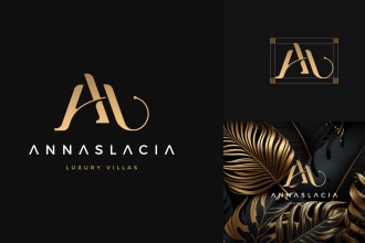 design a high class monogram logo