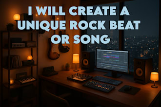 create a unique rock beat or song