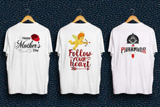 do trendy t shirt design within 24 hours