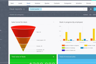 do bitrix24 CRM setup, integration website