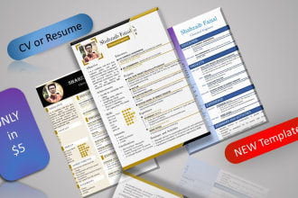 professional modern cv resume design new templates