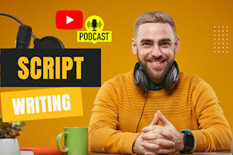 write video scripts for youtube