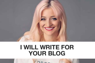 write an engaging article for your blog