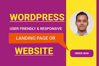 design responsive seo friendly wordpress website