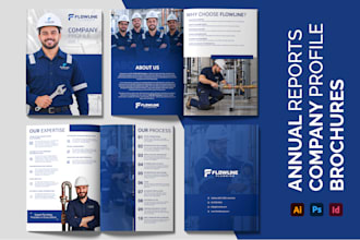 design company profile, corporate brochure, annual report