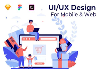 create and implement eye catching app UI and UX  design