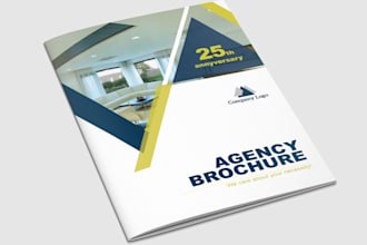 design creative, unique and professional bifold brochure