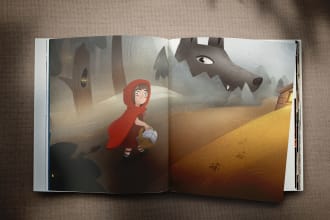 create unique illustrations for your children book