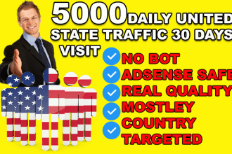 send 450k united state target google rank website traffic visitors
