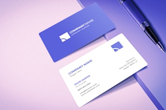 minimal business card design email signature and letterhead