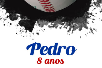 do the baseball digital birthday party invitation