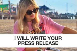 write you a professional press release