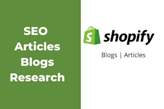 write blogs for your shopify store