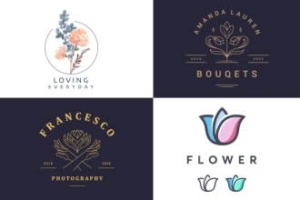 design a watercolor logo for your brand