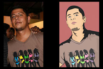 draw your own picture as a UNBELIEVABLE portrait PopArt