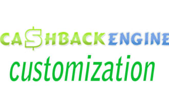 customise cashbackengine website for coupons, stores, commission automation