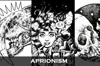 draw anything illustration darkart, horror, metal, etc