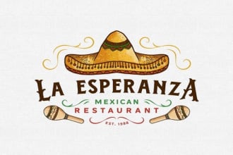 design stunning food cafe and restaurant logo