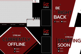 design a custom osu streaming overlay, scenes and panels