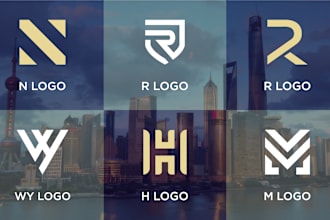 design monogram logo and brand identity