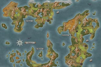 create a custom map for a world, city, town, or dungeon
