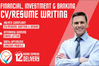 write topnotch sales, banking, realtor, accounting, investment resume