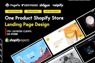 build high converting shopify store with gempages, zipify or shogun