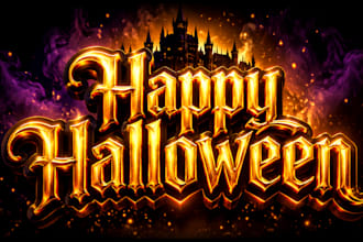 design a halloween flyer banner ad event poster