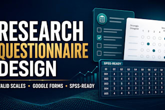 design a research questionnaire and online survey in google forms