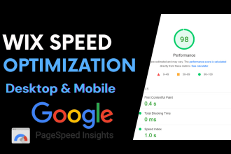 do wix website speed according to google pagespeed and gtmetrix