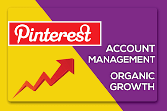 be your pinterest marketing manager for organic growth