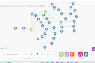 make workflow at integromat which handle your CRM systems, new leads and apis