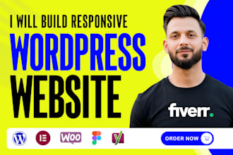 build responsive wordpress website design and development