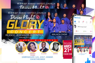 create an exceptional church flyer or event flyer design