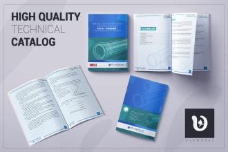 design a professional print and digital catalog from scratch