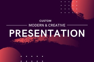 design powerpoint, canva presentation or google slides