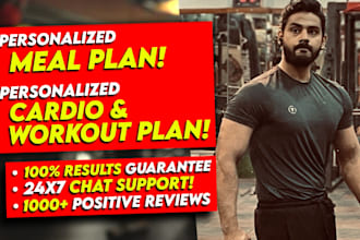 transform you with a custom workout plan and meal plan