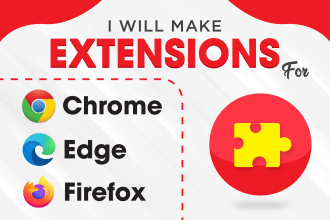 build extensions or addons for chrome, firefox or edge