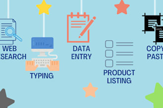 do any kind of online offline data entry work