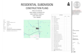 draw survey plans, site plans, grading plans for the city permits
