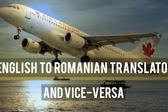 translate from english to romanian and vice versa