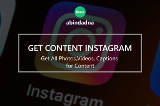 collect social media content on instagram